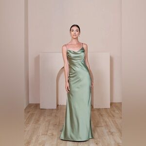 Revelry Skye Satin Dress